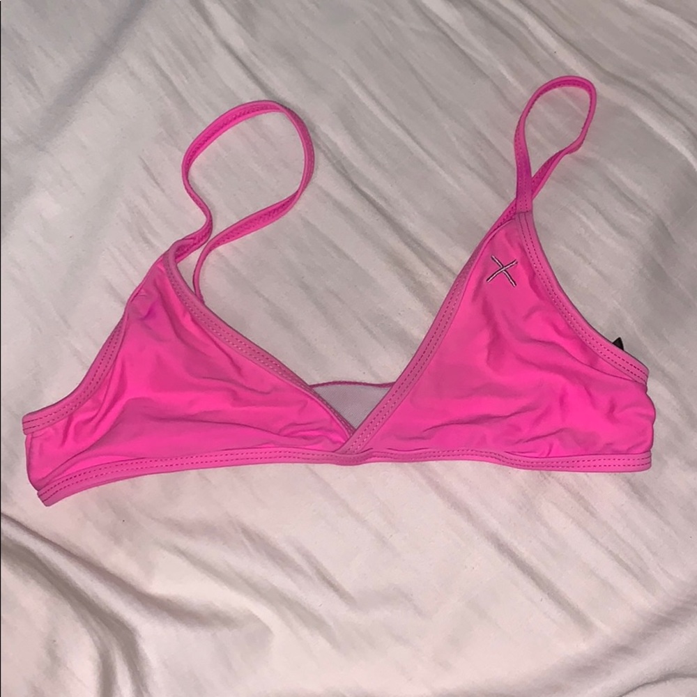 Pink BoutineLA Bikini Top